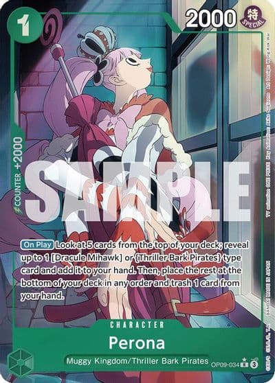 Perona Parallel Emperors in the New World One Piece card