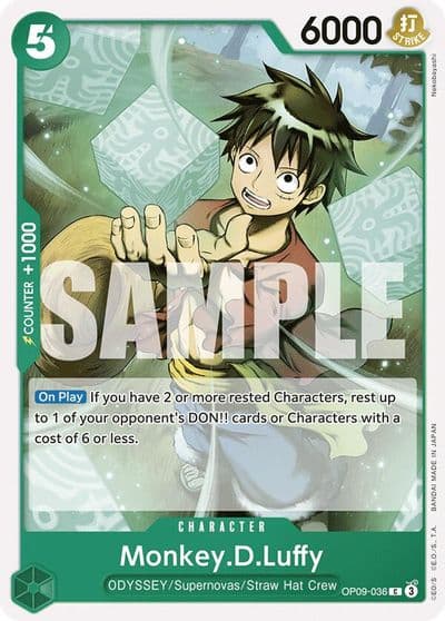 MonkeyDLuffy 036 Emperors in the New World One Piece card