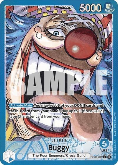 Buggy 042 Parallel Emperors in the New World One Piece card