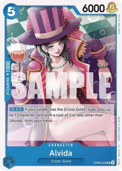 Alvida Emperors in the New World One Piece card