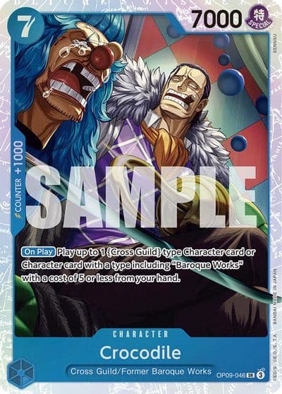 Crocodile 046 Emperors in the New World One Piece card