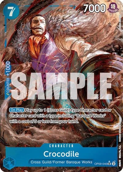 Crocodile 046 Parallel Emperors in the New World One Piece card