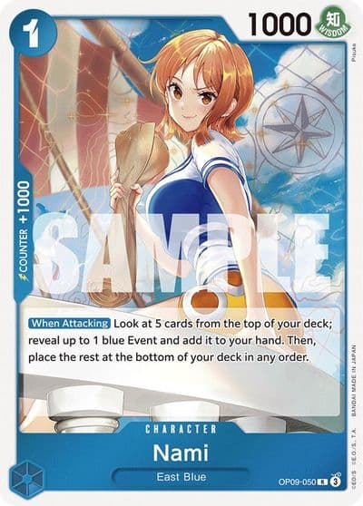 Nami 050 Emperors in the New World One Piece card