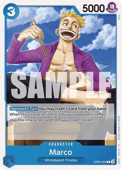 Marco Emperors in the New World One Piece card