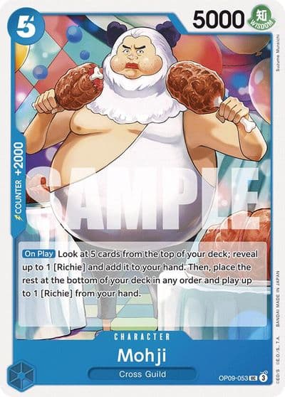 Mohji Emperors in the New World One Piece card