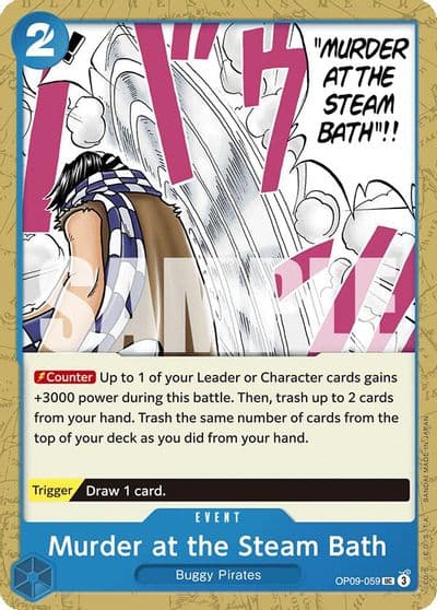 Murder at the Steam Bath Emperors in the New World One Piece card