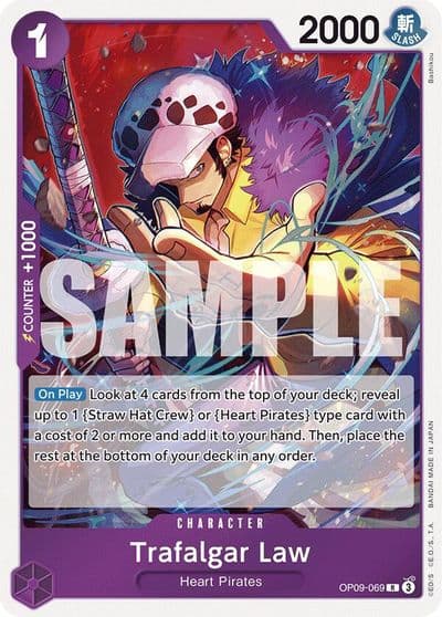 Trafalgar Law 069 Emperors in the New World One Piece card
