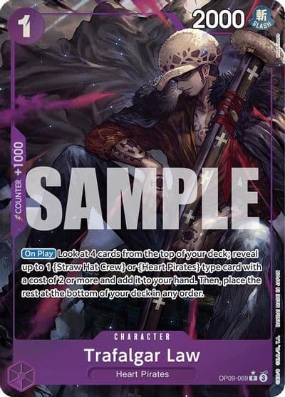 Trafalgar Law 069 Parallel Emperors in the New World One Piece card