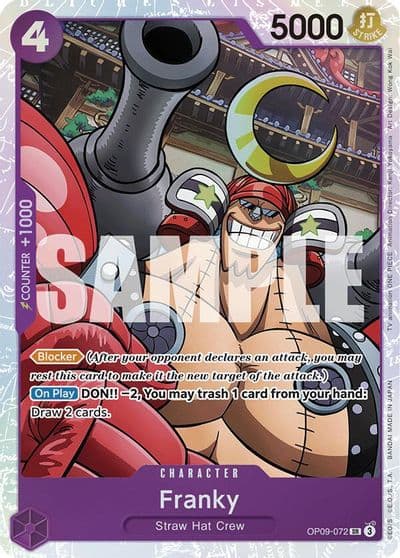 Franky Emperors in the New World One Piece card