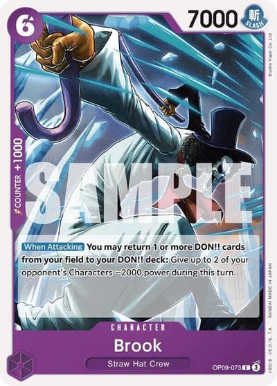 Brook 073 Emperors in the New World One Piece card