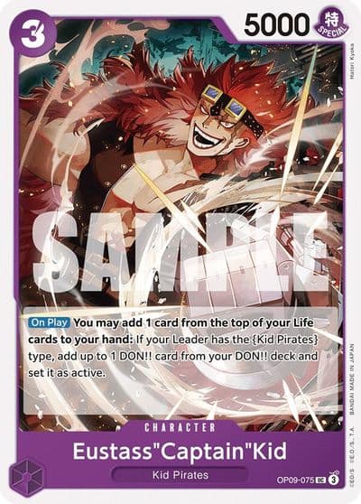 EustassCaptainKid Emperors in the New World One Piece card
