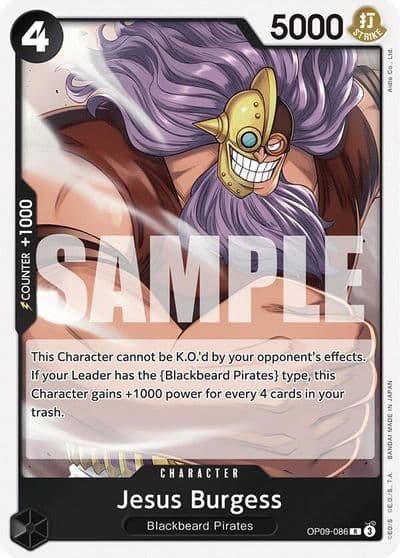 Jesus Burgess Emperors in the New World One Piece card
