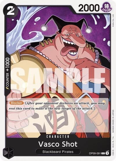 Vasco Shot Emperors in the New World One Piece card