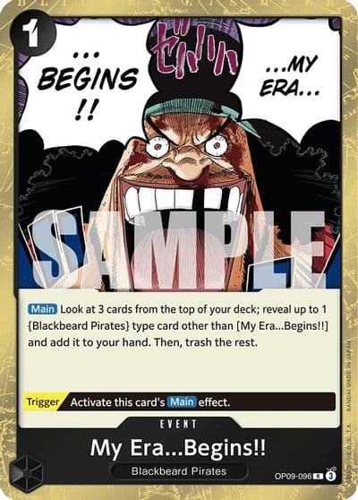 My EraBegins Emperors in the New World One Piece card