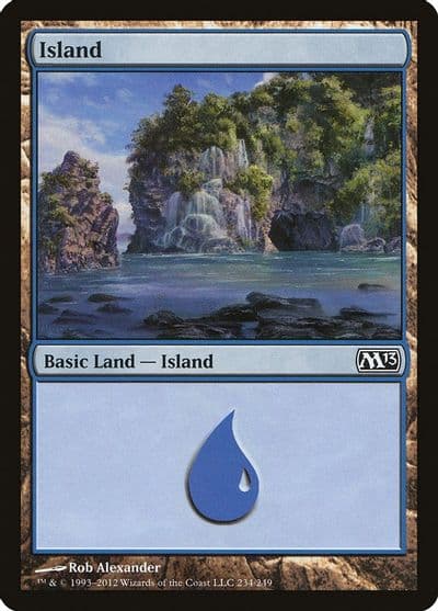 Island 234 Magic 2013 (M13) Magic card