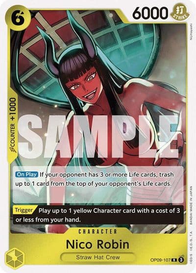Nico Robin 107 Emperors in the New World One Piece card