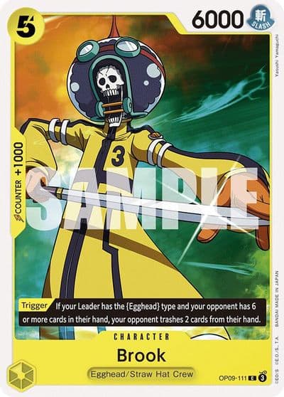 Brook 111 Emperors in the New World One Piece card