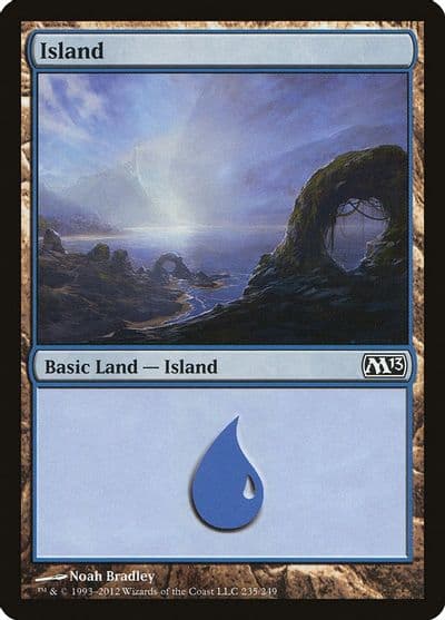 Island 235 Magic 2013 (M13) Magic card