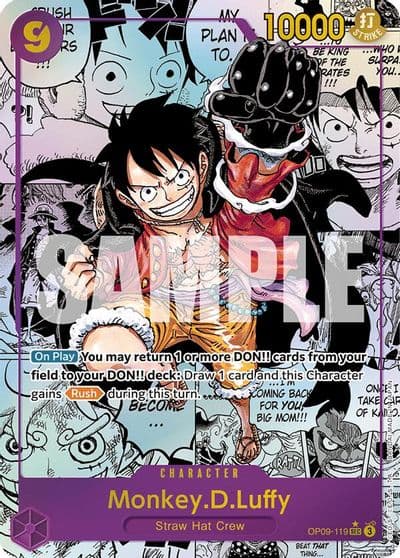 MonkeyDLuffy 119 Manga Emperors in the New World One Piece card
