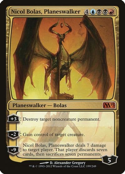 Nicol Bolas Planeswalker Magic 2013 (M13) Magic card