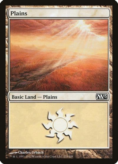 Plains 233 Magic 2013 (M13) Magic card