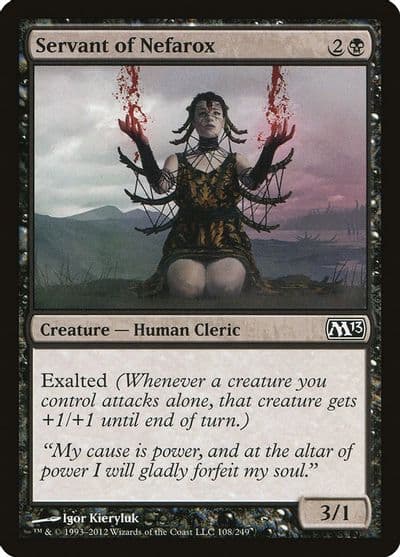 Servant of Nefarox Magic 2013 (M13) Magic card