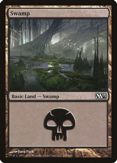 Swamp 241 Magic 2013 (M13) Magic card