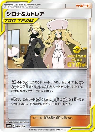 Cynthia & Caitlin S-P: Sword & Shield Promos Pokemon card