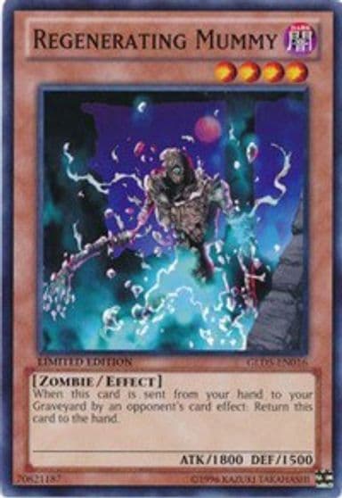 Regenerating Mummy Gold Series: Haunted Mine Yu-Gi-Oh! card