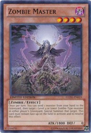 Zombie Master Gold Series: Haunted Mine Yu-Gi-Oh! card