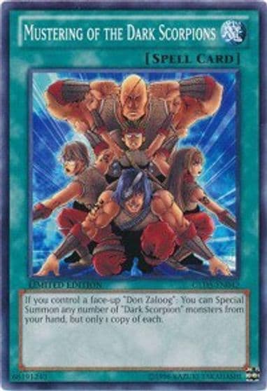 Mustering of the Dark Scorpions Gold Series: Haunted Mine Yu-Gi-Oh! card