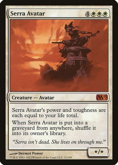 Serra Avatar Magic 2013 (M13) Magic card
