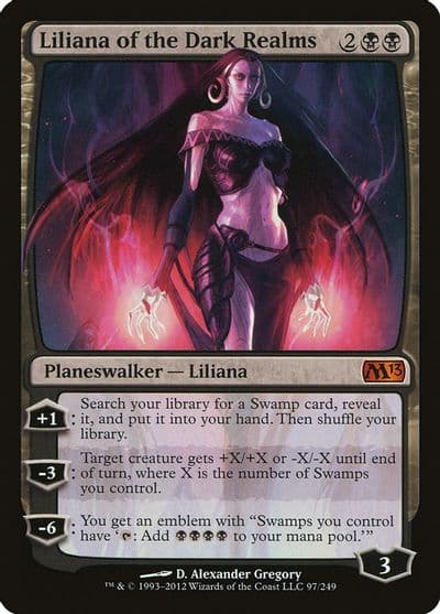 Liliana of the Dark Realms Magic 2013 (M13) Magic card