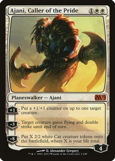 Ajani Caller of the Pride Magic 2013 (M13) Magic card