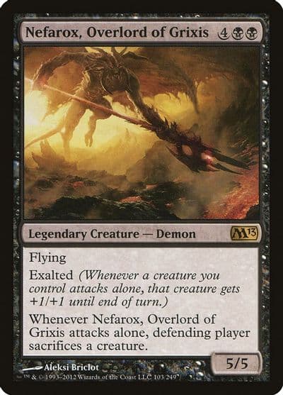 Nefarox Overlord of Grixis Magic 2013 (M13) Magic card