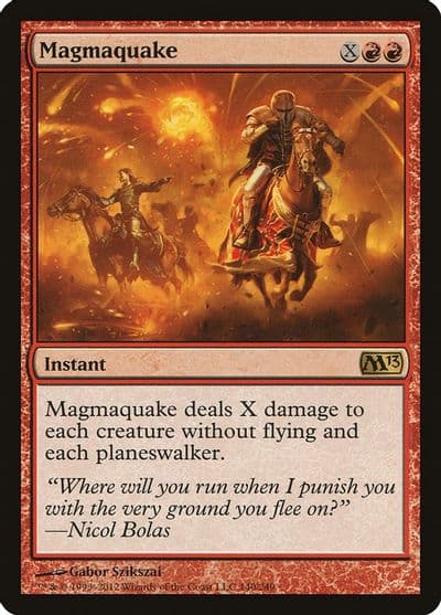 Magmaquake Magic 2013 (M13) Magic card