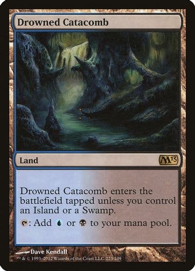 Drowned Catacomb Magic 2013 (M13) Magic card