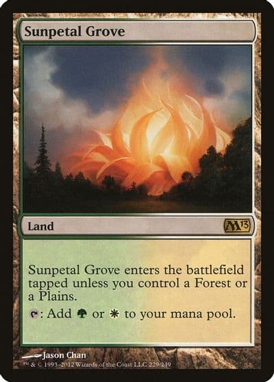 Sunpetal Grove Magic 2013 (M13) Magic card