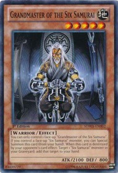 Grandmaster of the Six Samurai Structure Deck: Samurai Warlords Yu-Gi-Oh! card