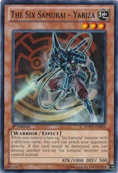 The Six Samurai Yariza Structure Deck: Samurai Warlords Yu-Gi-Oh! card