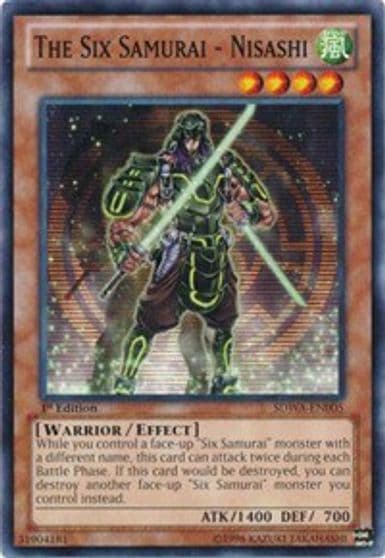 The Six Samurai Nisashi Structure Deck: Samurai Warlords Yu-Gi-Oh! card