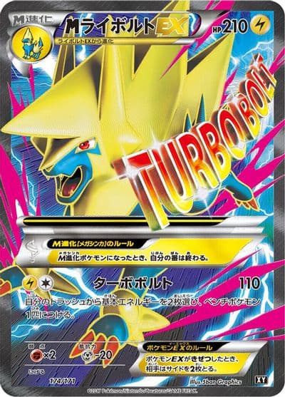M Manectric EX SM: The Best of XY Pokemon card