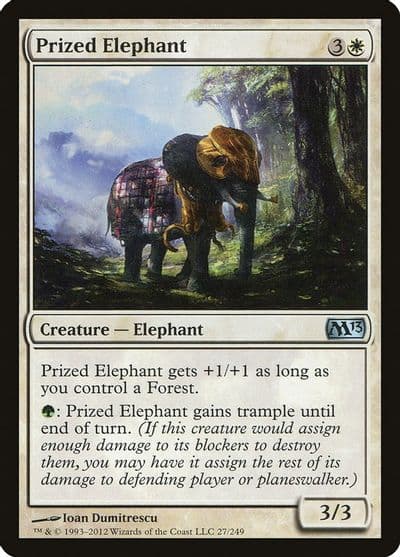Prized Elephant Magic 2013 (M13) Magic card