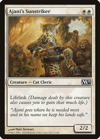 Ajanis Sunstriker Magic 2013 (M13) Magic card