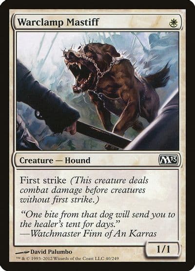 Warclamp Mastiff Magic 2013 (M13) Magic card