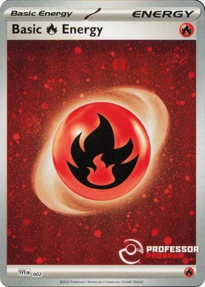 Fire Energy (2023) Professor Program Promos Pokemon card