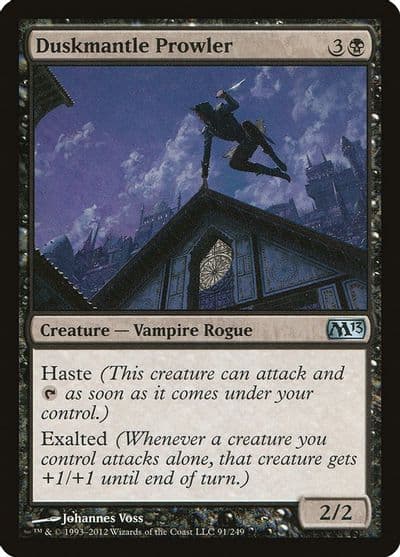 Duskmantle Prowler Magic 2013 (M13) Magic card