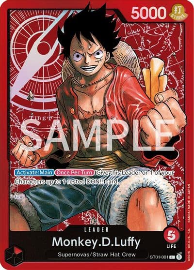 MonkeyDLuffy Revision Pack Cards One Piece card