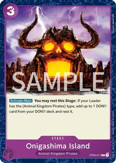 Onigashima Island Revision Pack Cards One Piece card