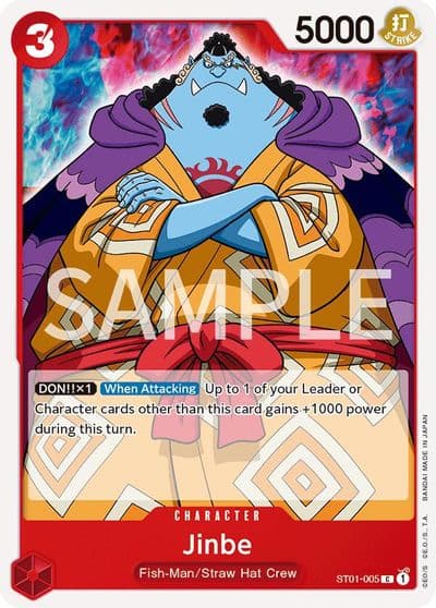 Jinbe Revision Pack Cards One Piece card